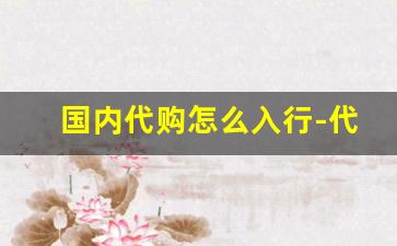国内代购怎么入行-代购有哪些新渠道