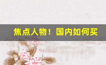 焦点人物！国内如何买国外香烟“黯然失神”