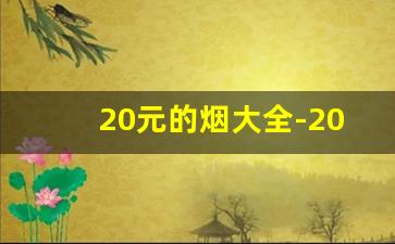20元的烟大全-20以内的烟多少钱
