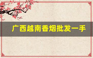 广西越南香烟批发一手货源代理-东兴越南烟供货商电话