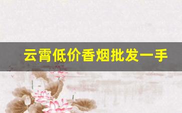 云霄低价香烟批发一手货源代理-云霄烟批发简易包装