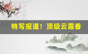 特写报道！顶级云霞香烟一手货源“告哀乞怜”