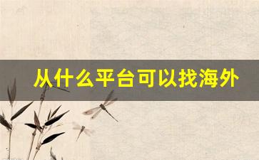 从什么平台可以找海外代购-如何找靠谱的海外代购的人