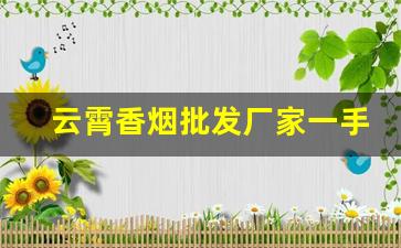 云霄香烟批发厂家一手货源微信批发香烟-云霄烟批发供应商