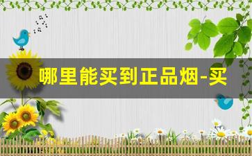哪里能买到正品烟-买正品烟最好在哪里买