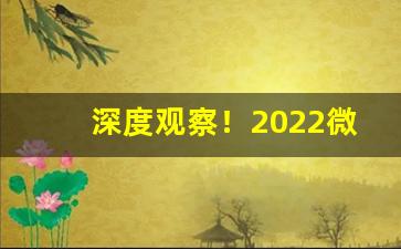 深度观察！2022微信购买香烟货源渠道“出奇不穷”
