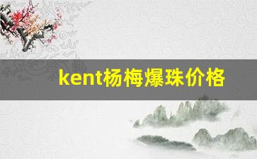 kent杨梅爆珠价格-杨梅纳瑞冰价格