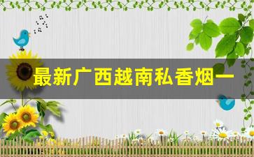 最新广西越南私香烟一手货源在哪买？-广西绝版香烟图片