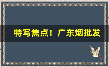 特写焦点！广东烟批发货到付款“寸草不留”