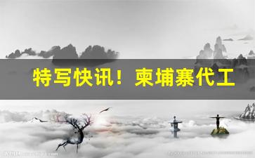特写快讯！柬埔寨代工香烟“超世拔俗”