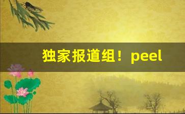 独家报道组！peel香烟全系列图片“当家理纪”