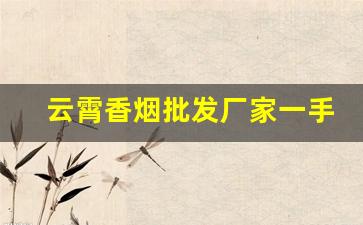云霄香烟批发厂家一手货源货到付款