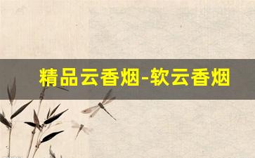 精品云香烟-软云香烟加长款价格