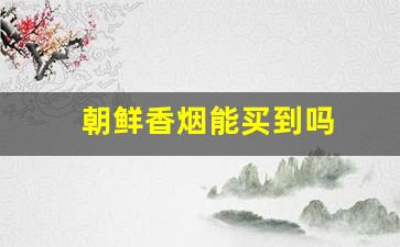 朝鲜香烟能买到吗